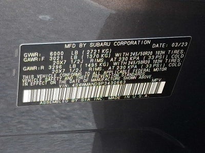 2023 Subaru Ascent Limited 8-Passenger