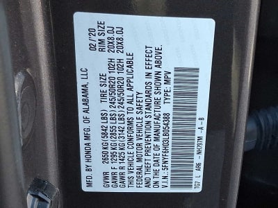 2020 Honda Pilot AWD Elite