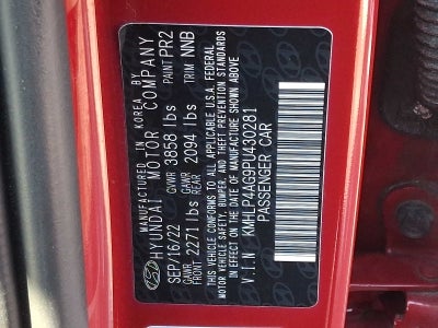 2023 Hyundai Elantra Limited